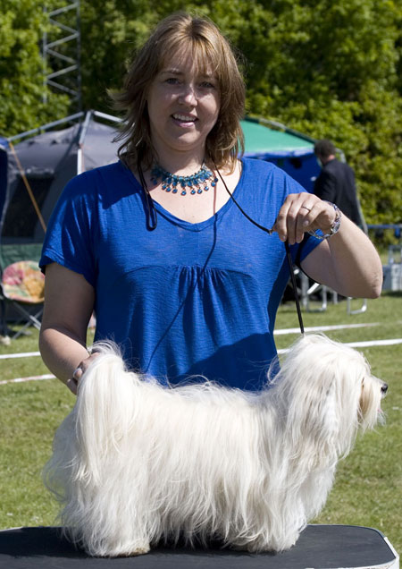 Erika på udstilling